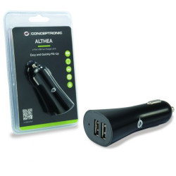 CARGADOR APPROX USB MECHERO COCHE APPUSBCARB NEGRO